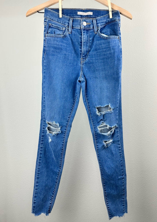 High Rise Super Skinny Jeans By Levi Strauss