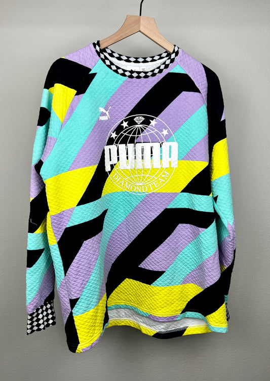 Multi-Color Long Sleeve Sweater By PUMA