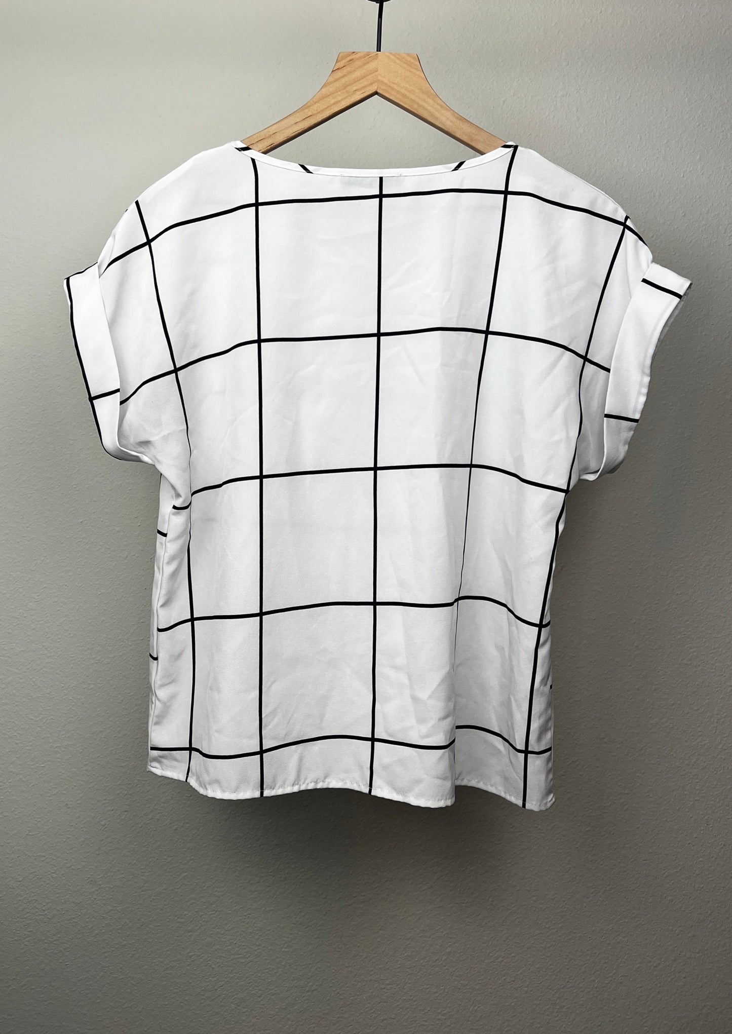 Black and White Blouse by Shein