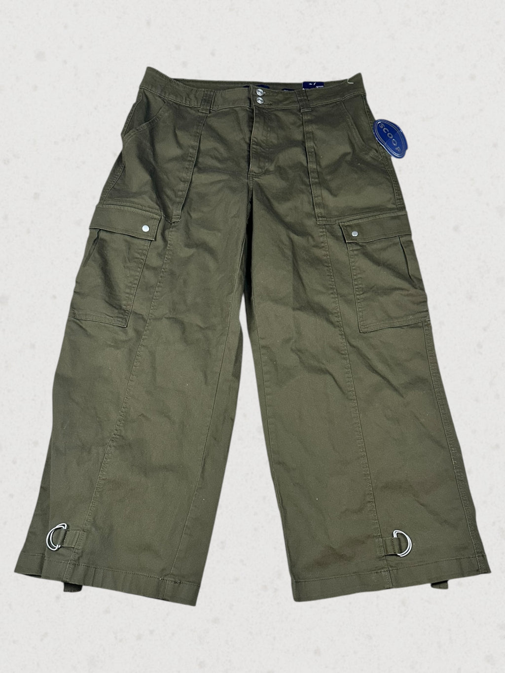 Womens Green Utility Pants