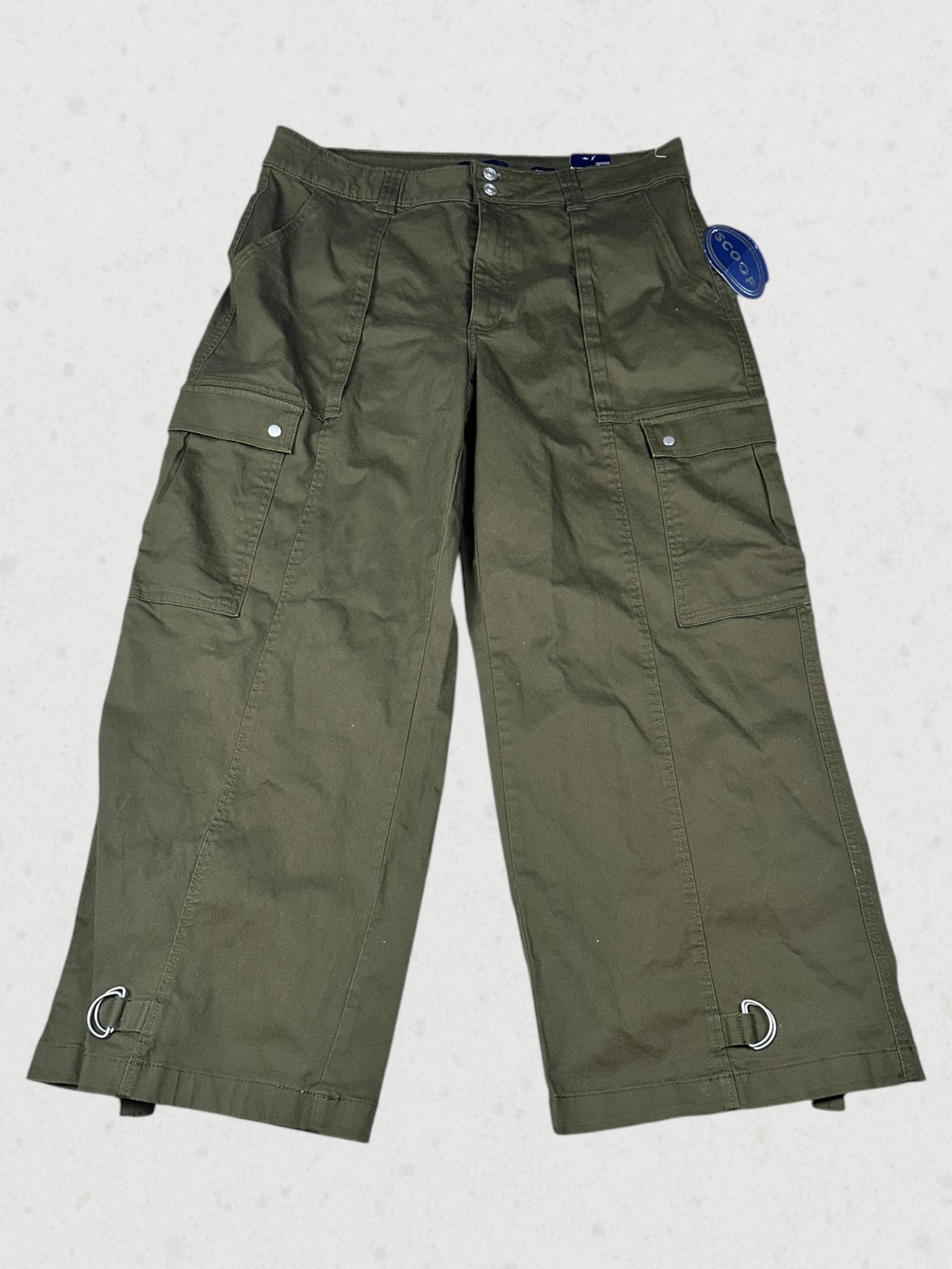 Womens Green Utility Pants