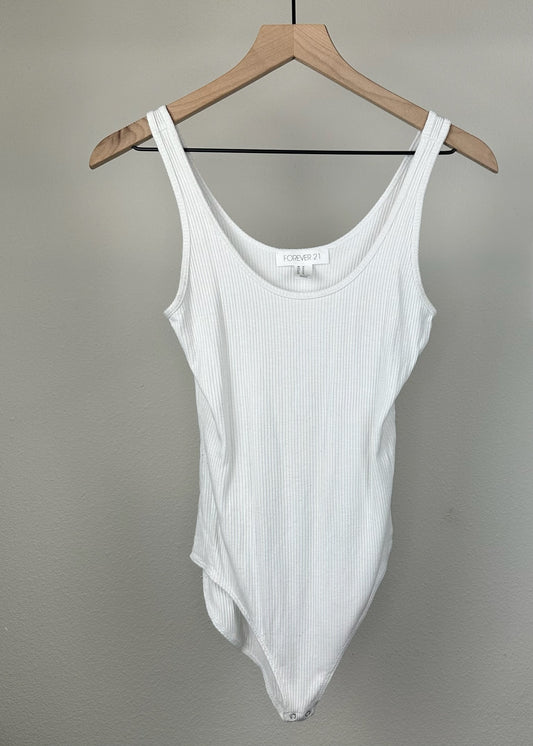 White Bodysuit by Forever 21