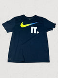 Nike Men's Black Check It T-Shirt