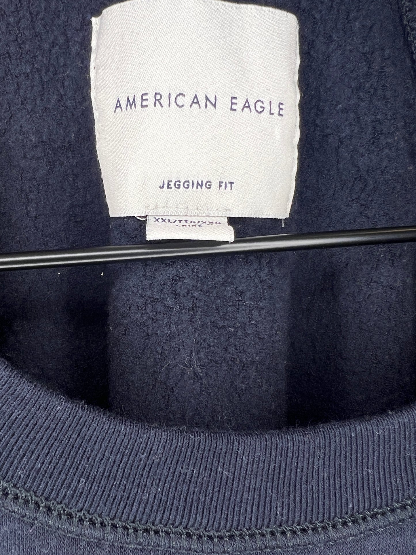 Navy Peace Sweater By American Eagle