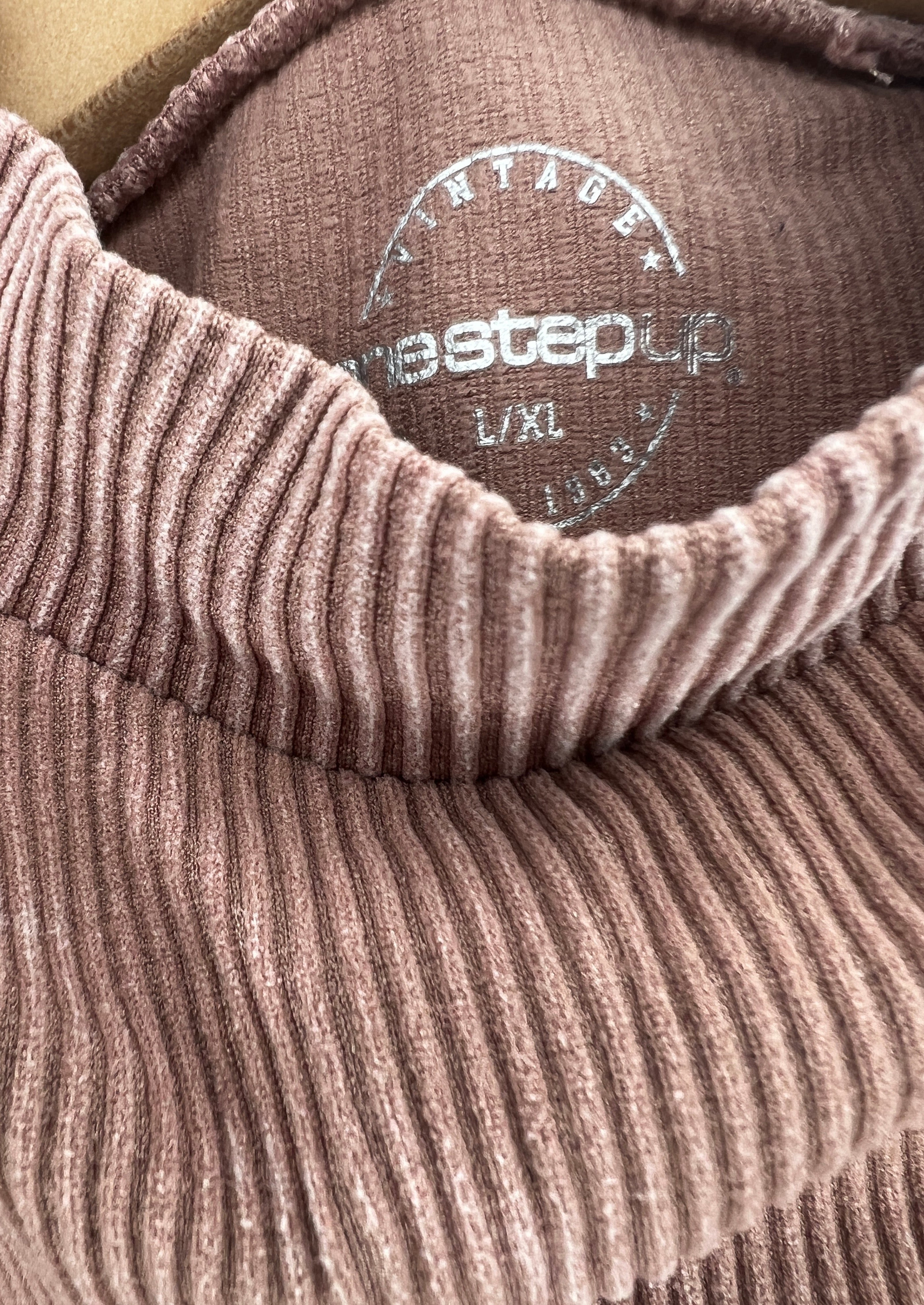 Mauve Mock Neck Tank Top
