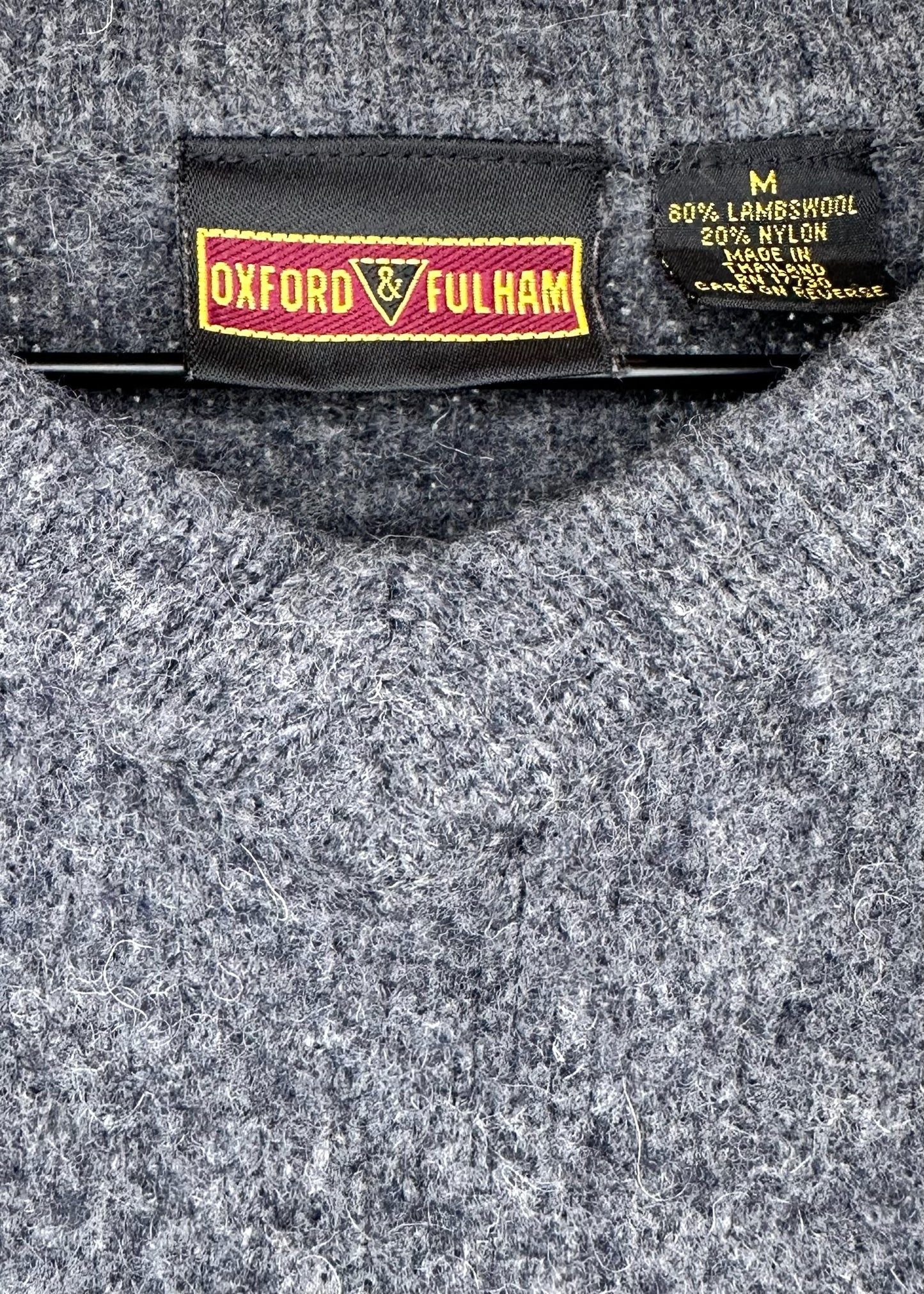 Oxford & Fulham Lambswool Blend Pullover Sweater