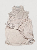 Tan Womens Wrap Dress