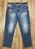 Distressed Blue Jeans by No Boundaries