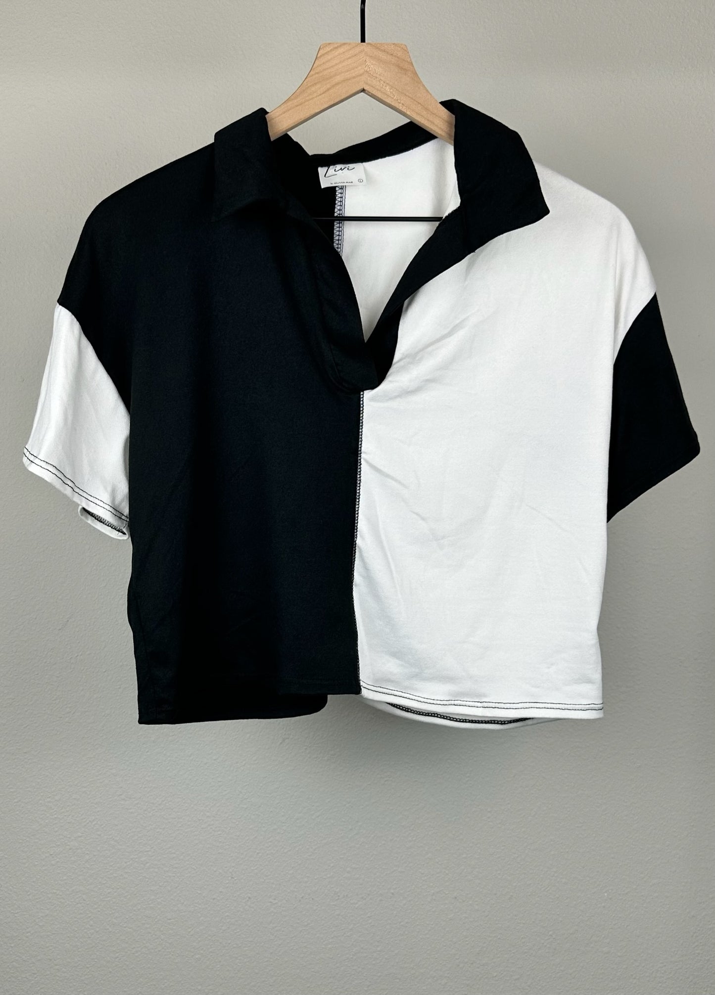 Black and White Shirt by Livi