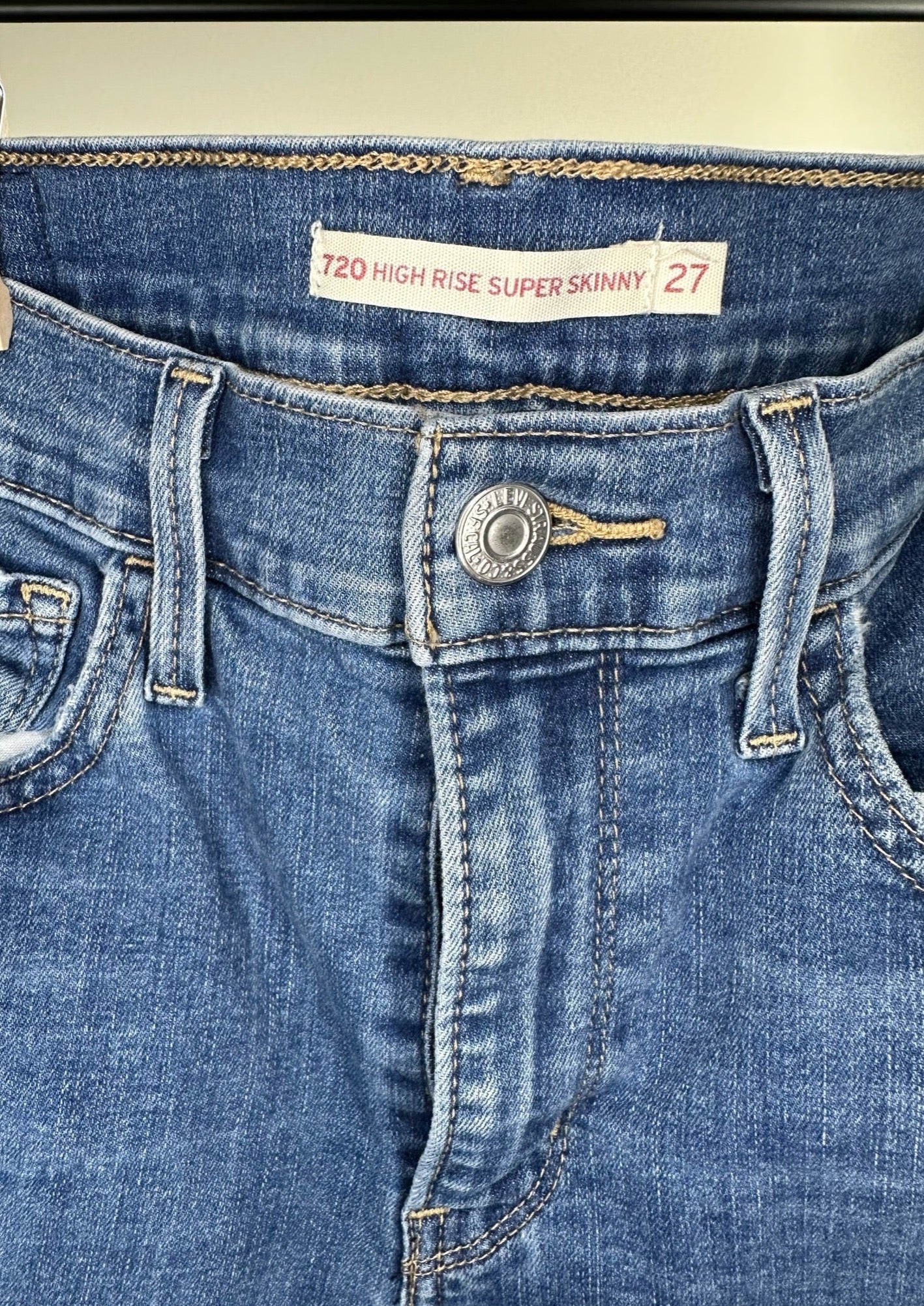 High Rise Super Skinny Jeans By Levi Strauss