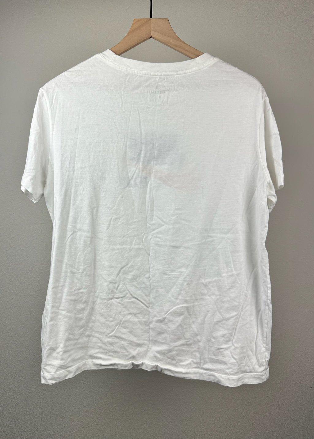 White Texas T-Shirt w/Orange Check by Nike