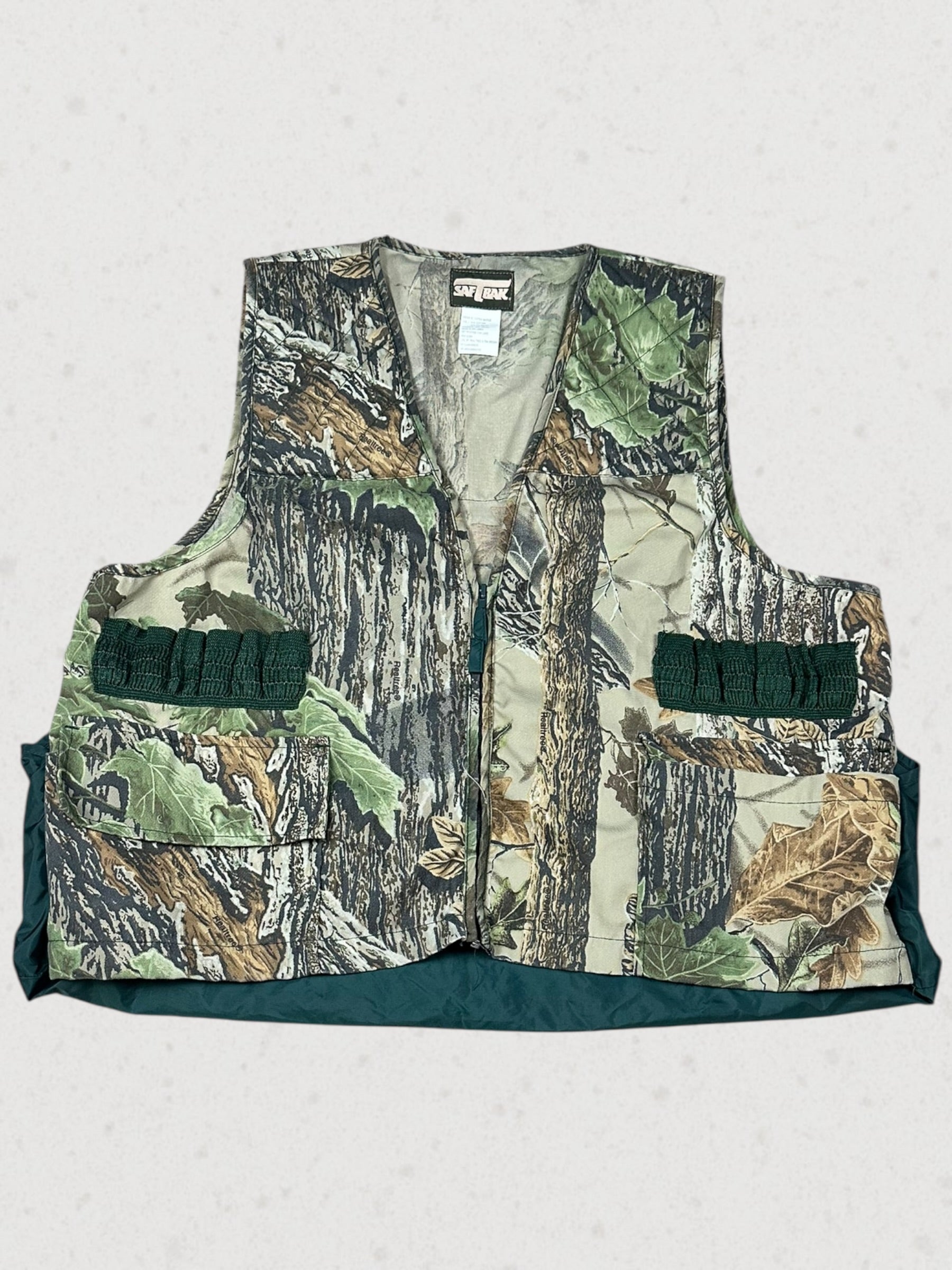 Camo Saf T Bak Mens Vest