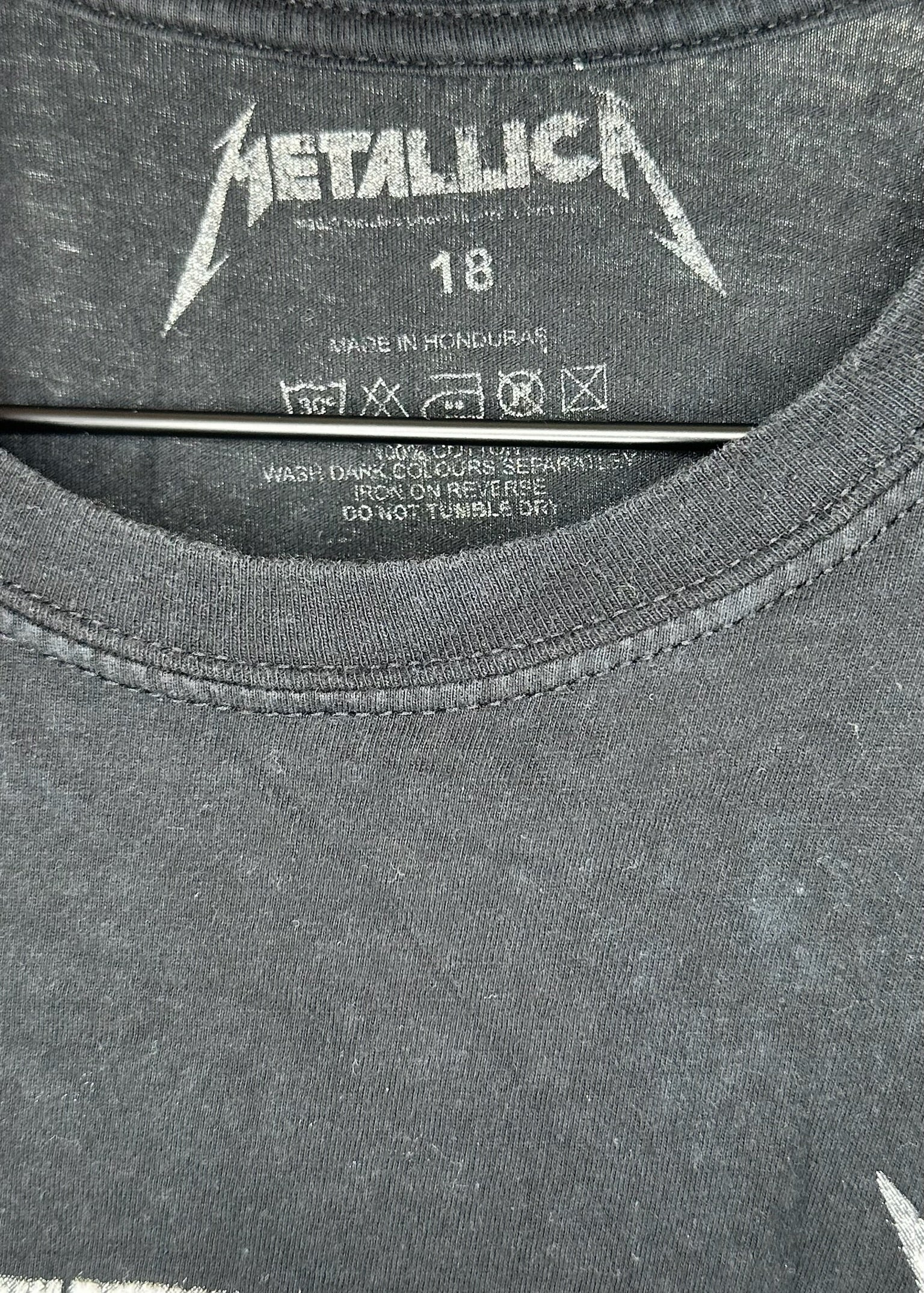 Women's Black Metalica Tee