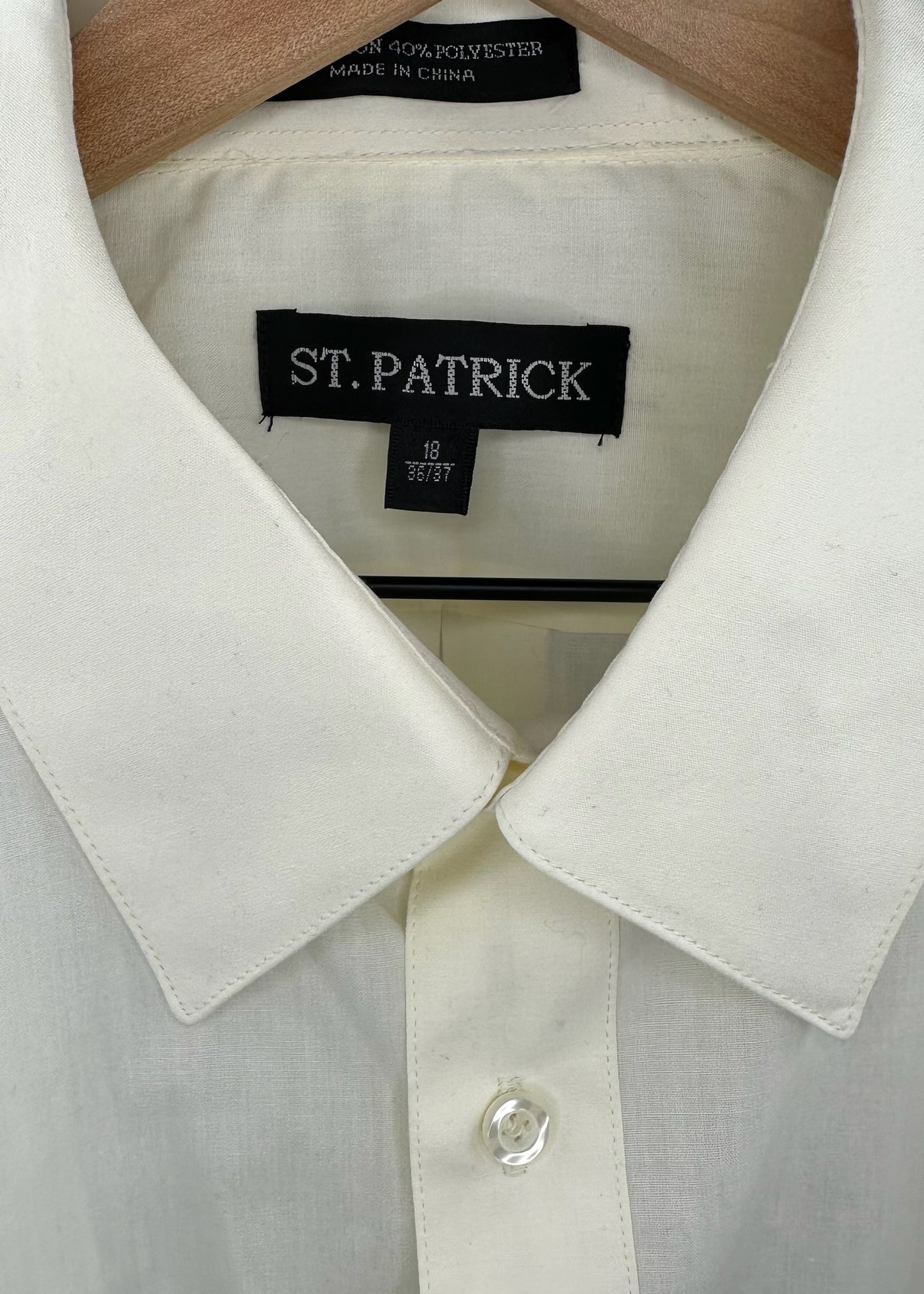 White Button Up By St. Patrick