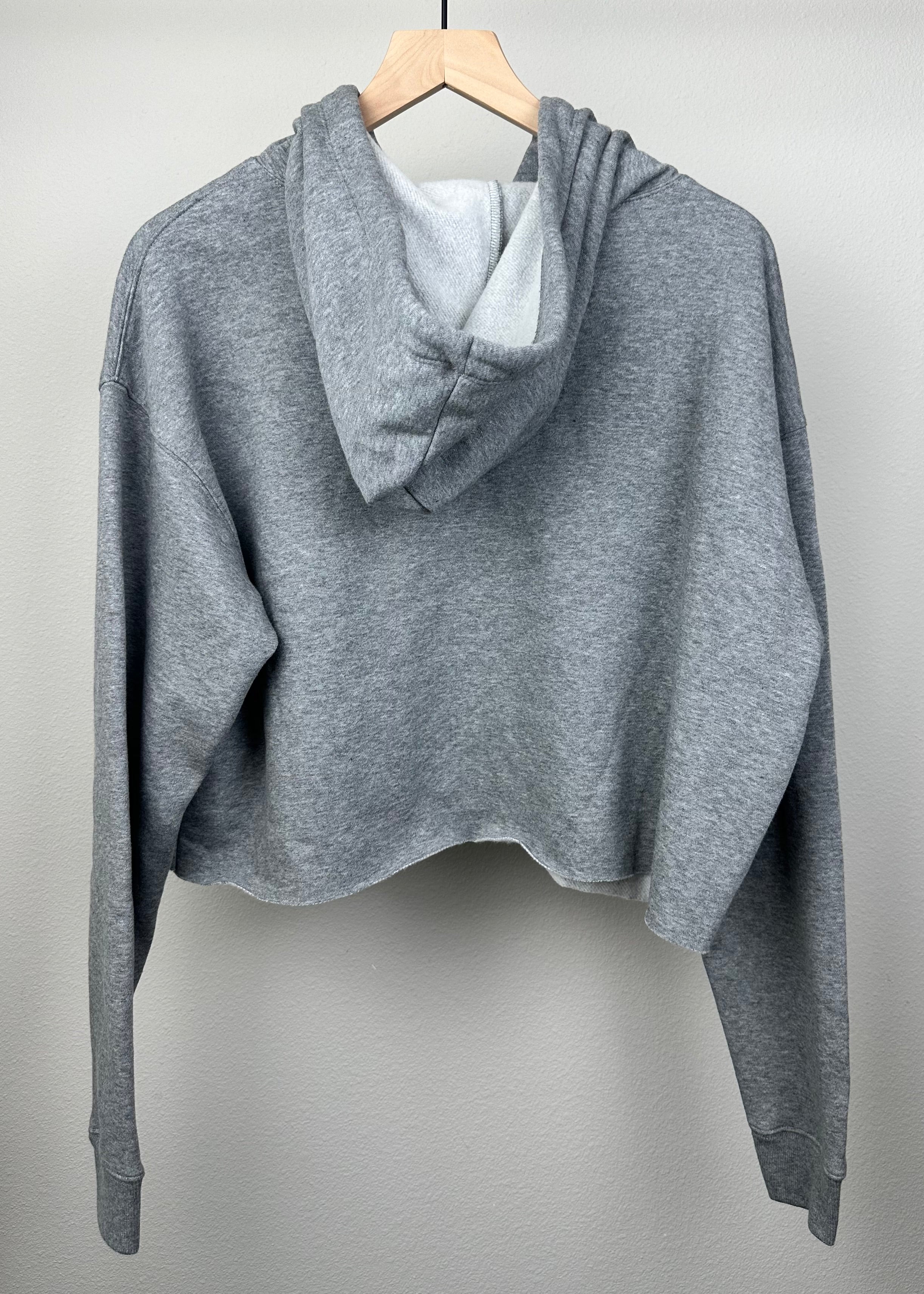 Womens Grey Crop Sweater by Wild Fable
