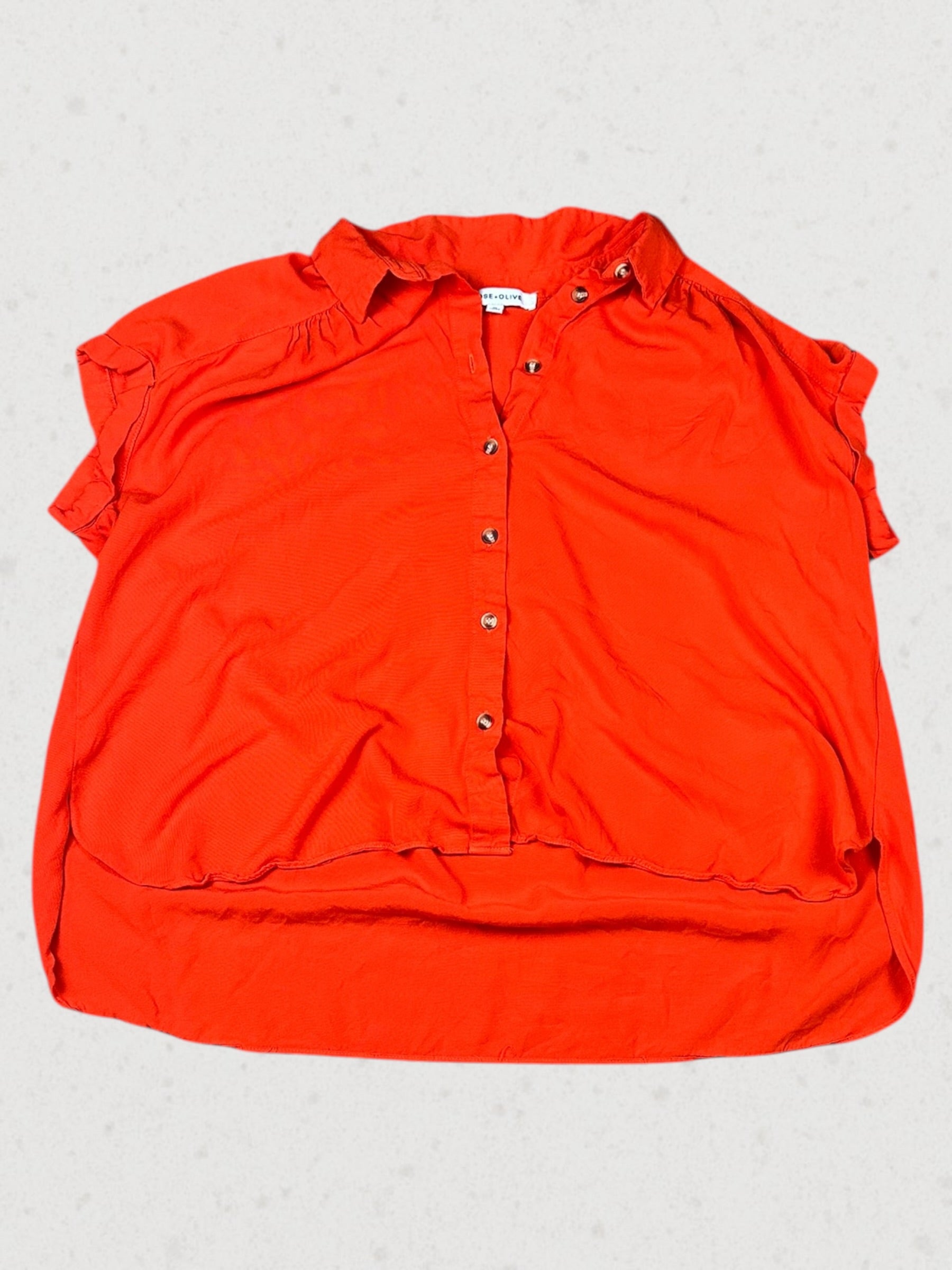 Womens Orange Blouse by Rose & Olive