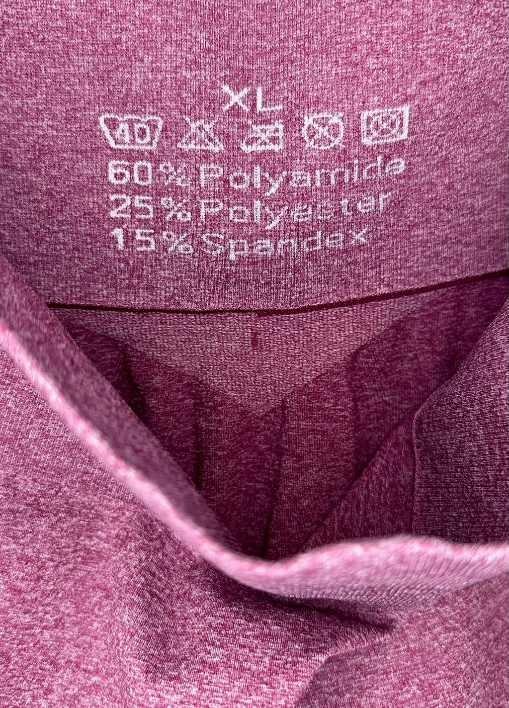 Red/Burgundy Workout Leggings