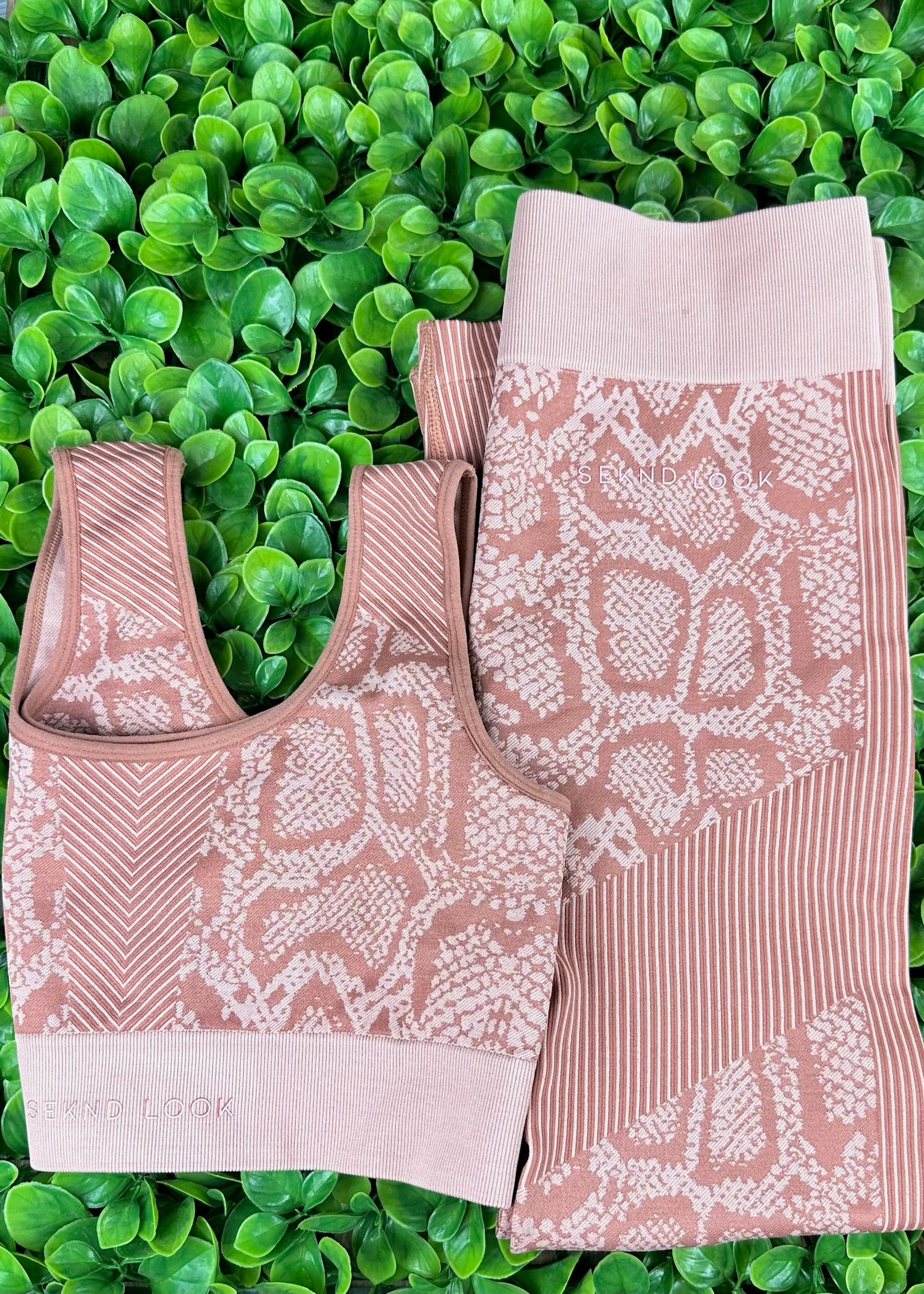 Mauve Workout Set By Seknd Look