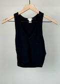 Black Crop Top by Bozzolo