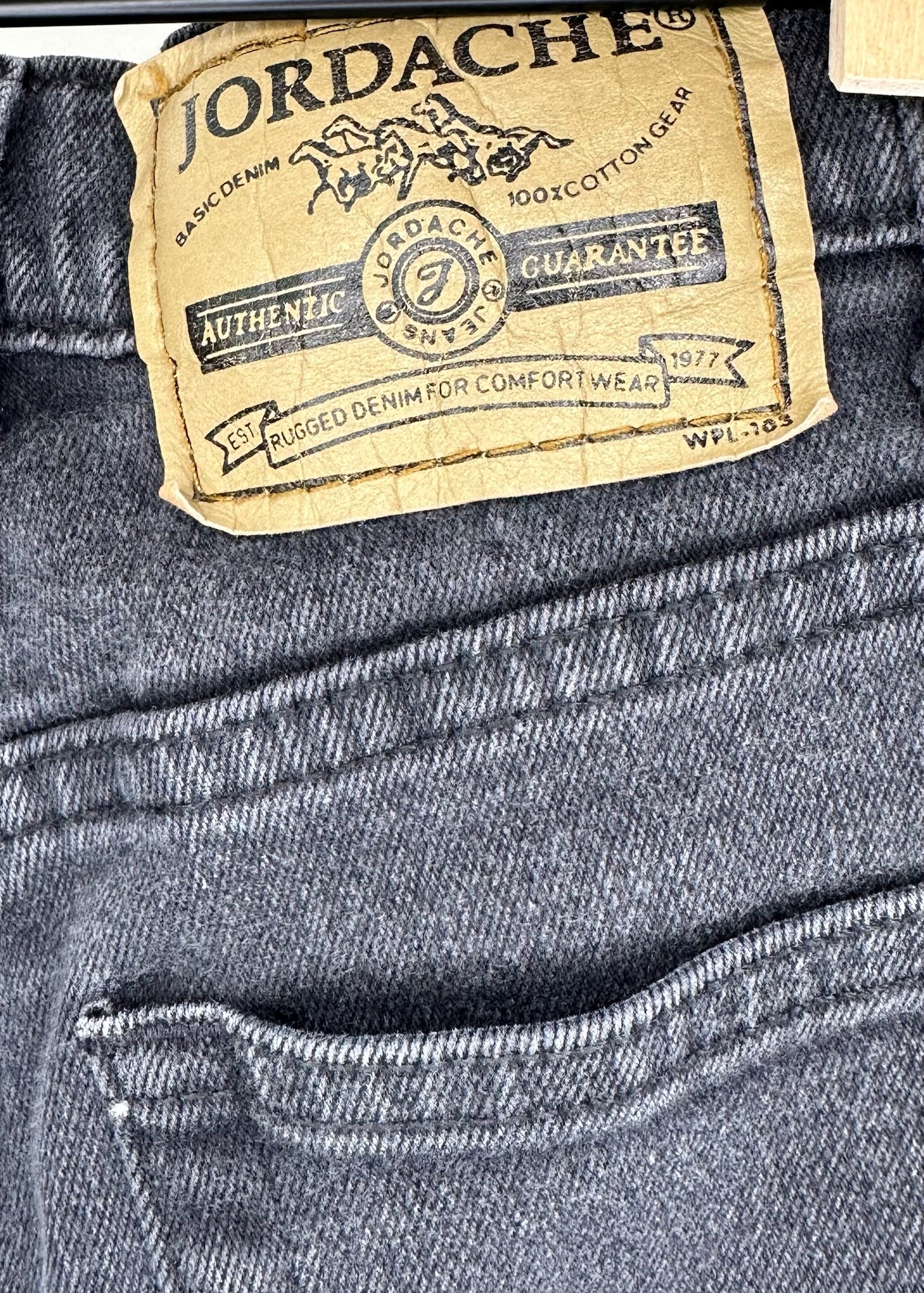Faded Black Jeans by Jordache