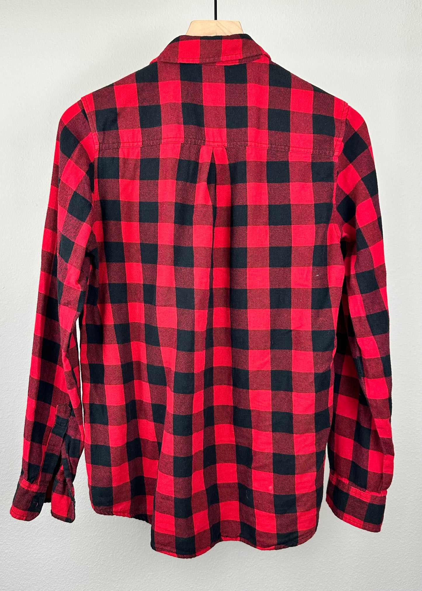 Black and Red Plaid Button Up by Forever 21