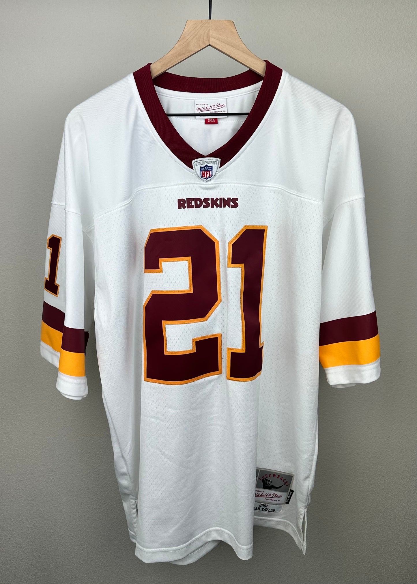 Mens Authentic NFL Redskins Sean Taylor Jersey