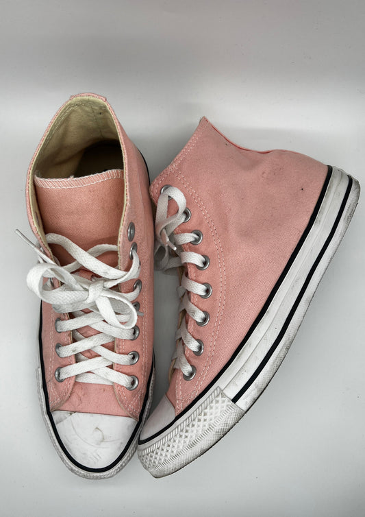 Pink High Top Converse