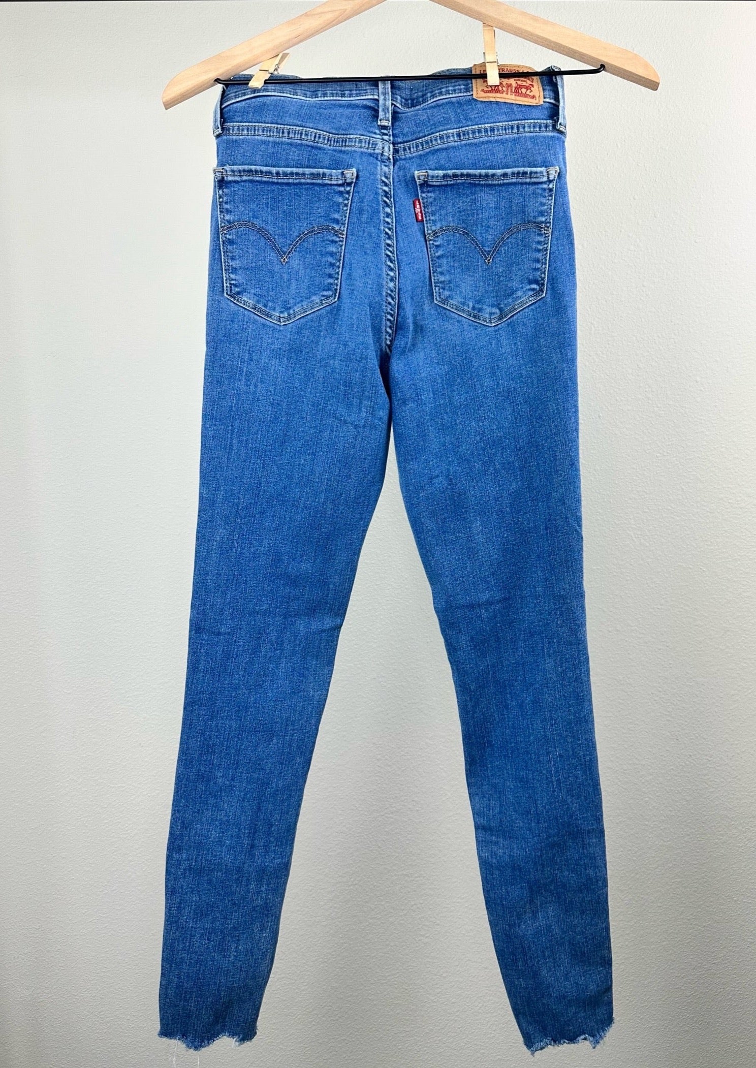 High Rise Super Skinny Jeans By Levi Strauss