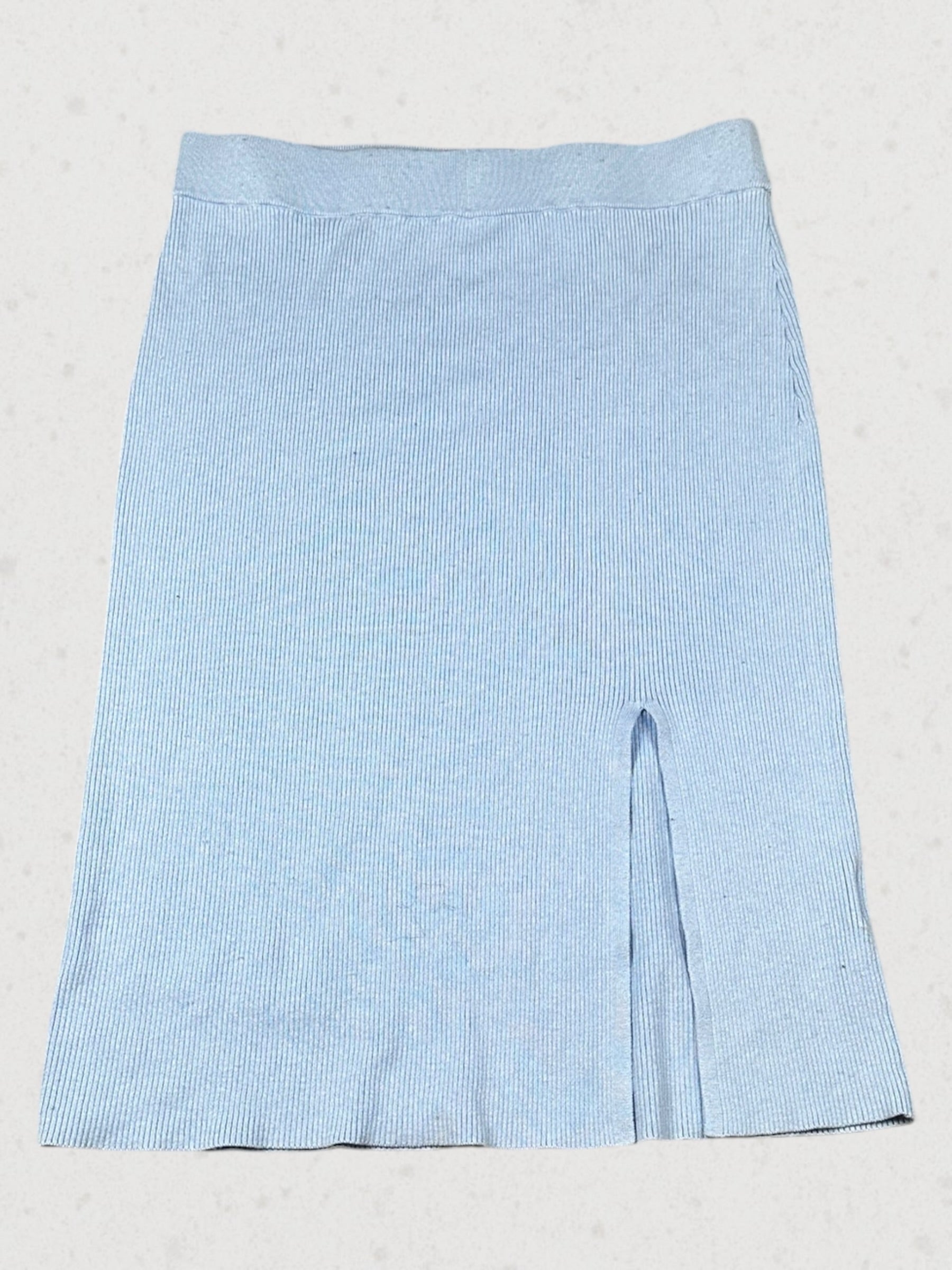 Womens Blue Fleece Skirt