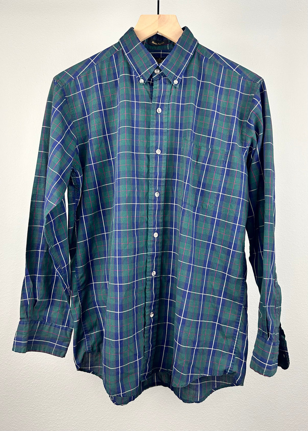 Green Long Sleeve Shirt By Eddie Bauer