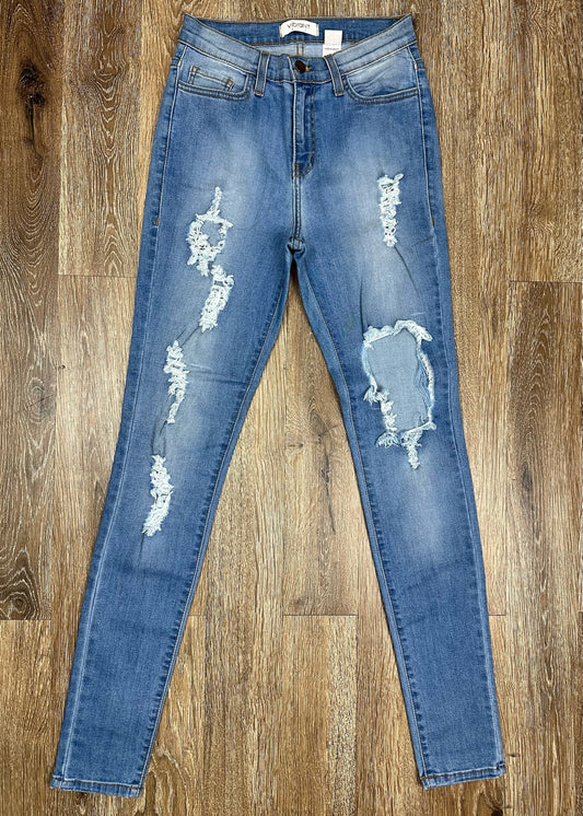 Light Ripped Jeans by Vibrant