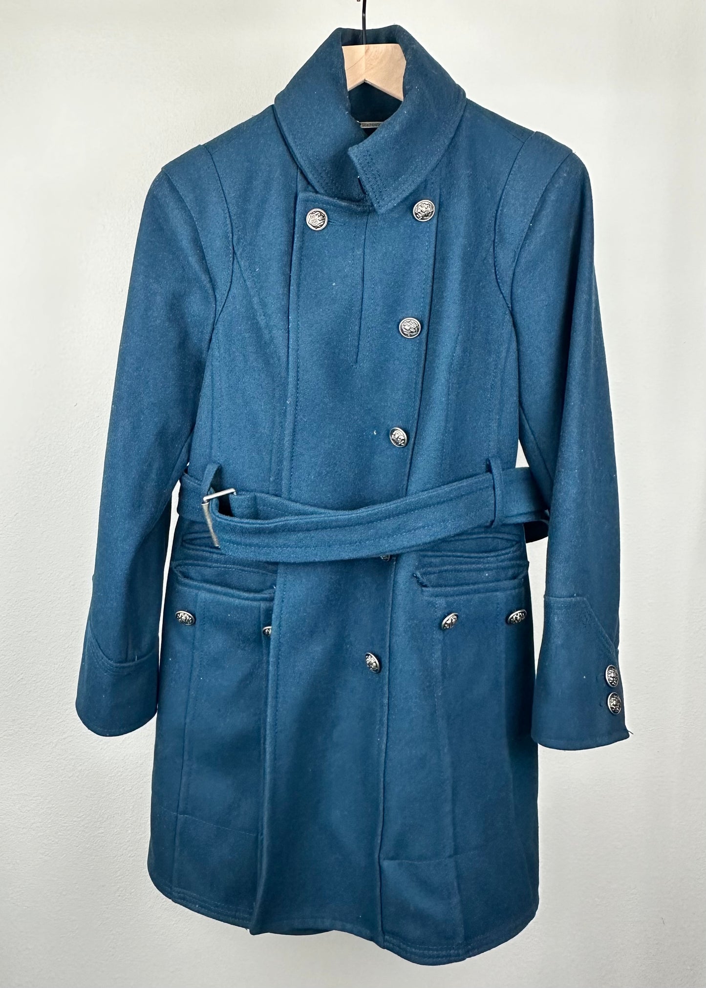 Women's Blue Coat by Worthington