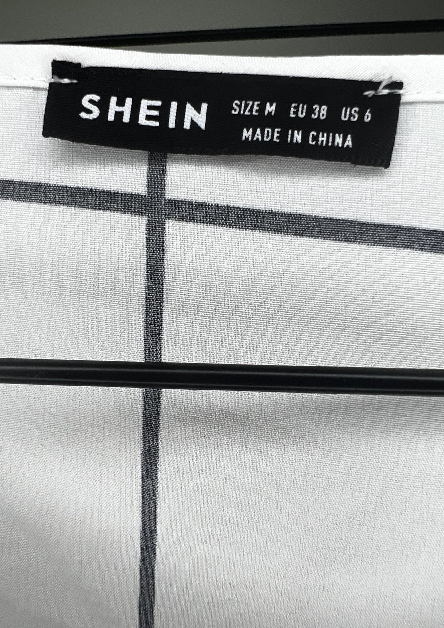 Black and White Blouse by Shein