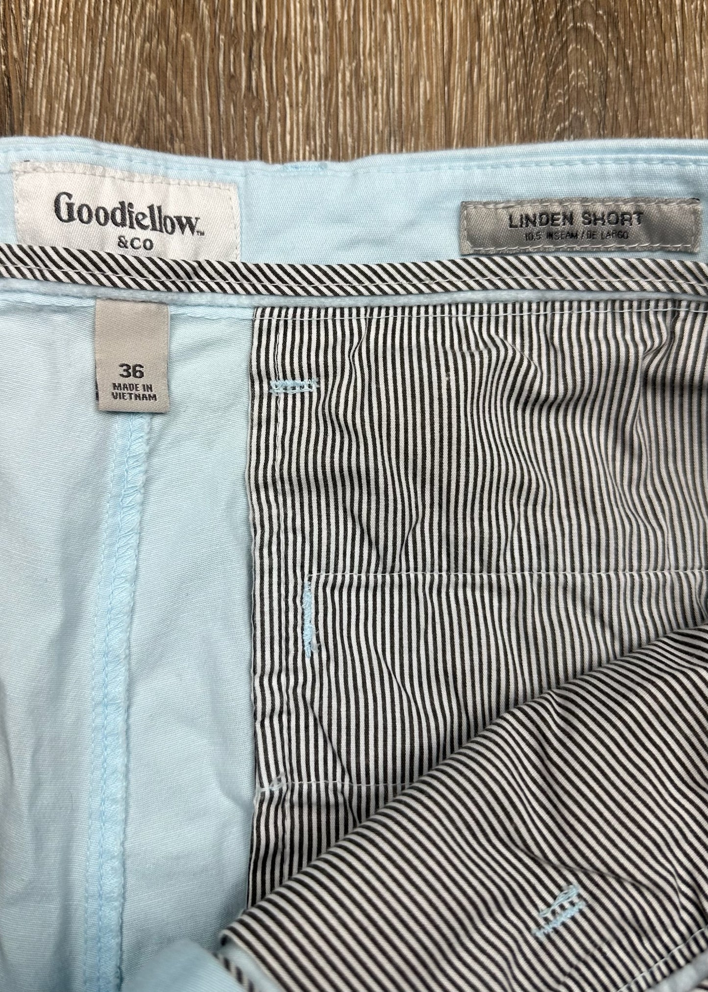 Light Blue Linden Short by Good Fellow & Co