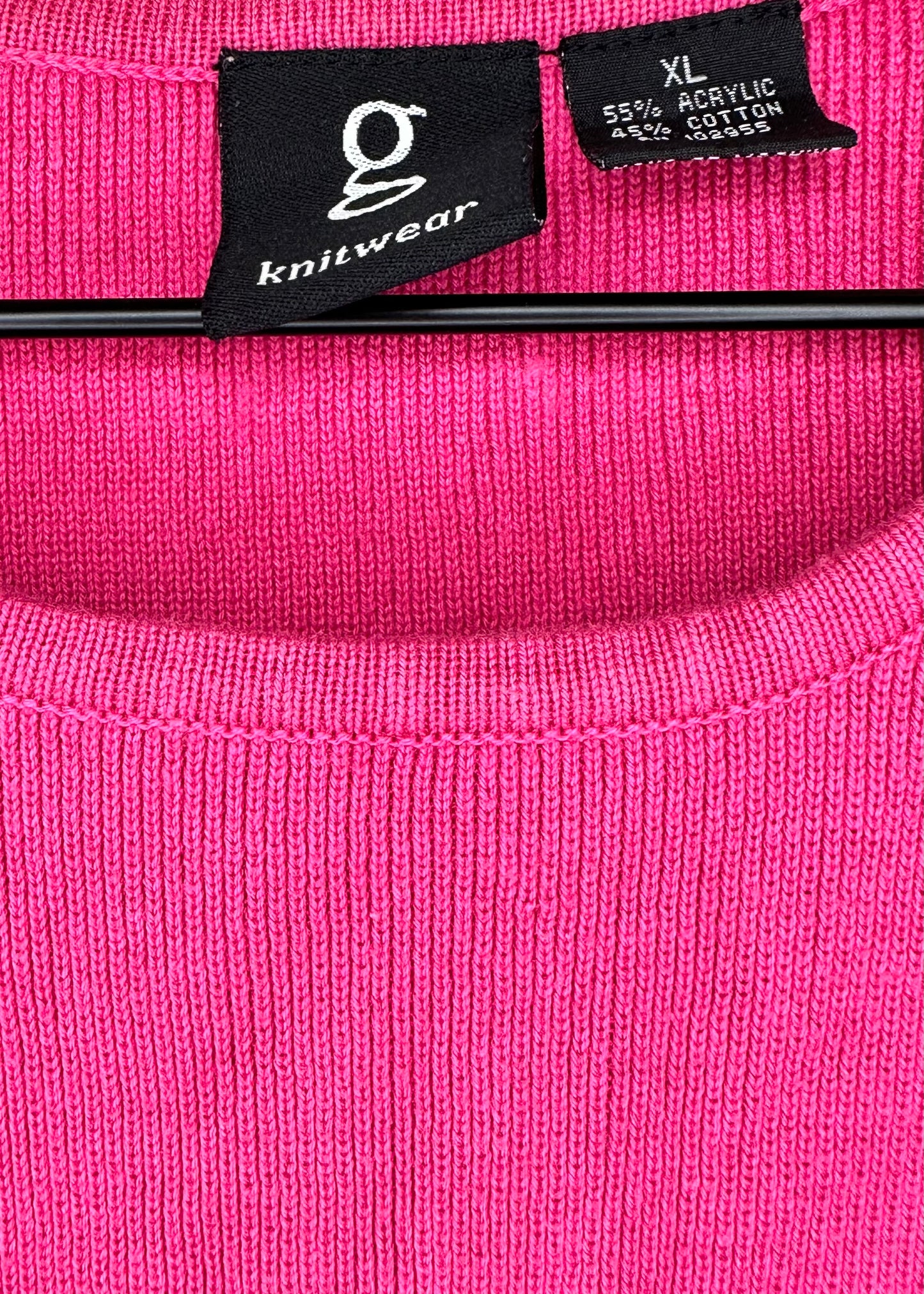 Pink Sleeveless Shirt by G Knitwear