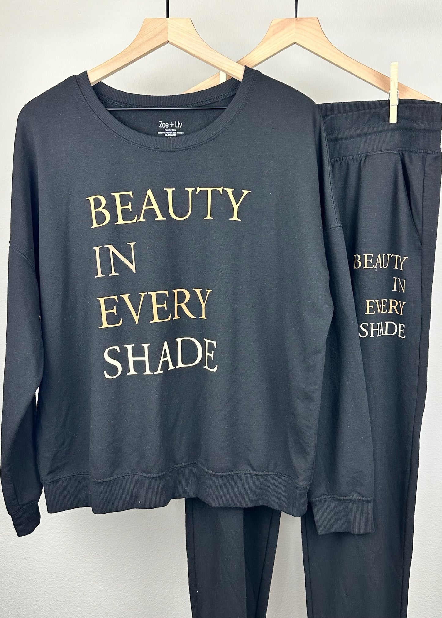 Every Shade Black Sweatshirt (only) by Zoe + Liv
