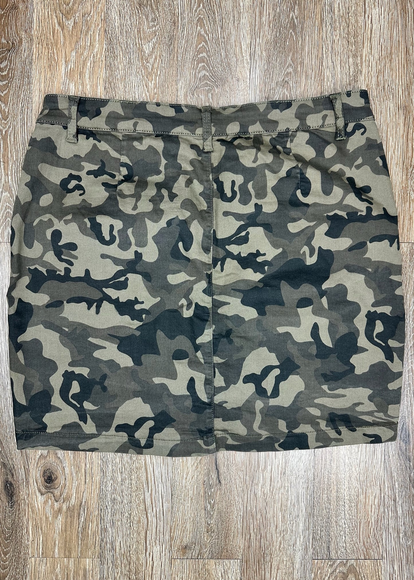 Army Fatigue Zipper Skirt by Fashion Nova