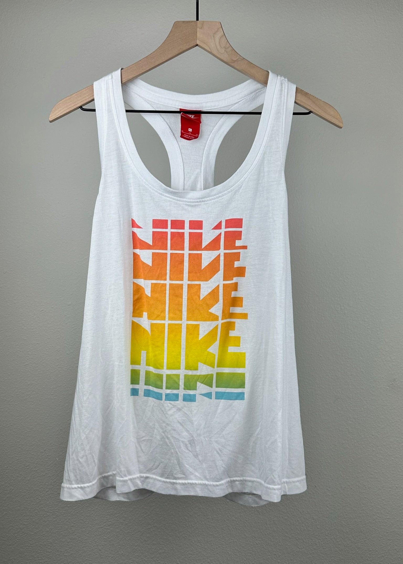 Colorful Racerback Tank Top by Nike