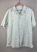 Green Button Up by Zara