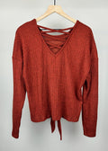 Burnt Orange Sweater by Not Boundaries