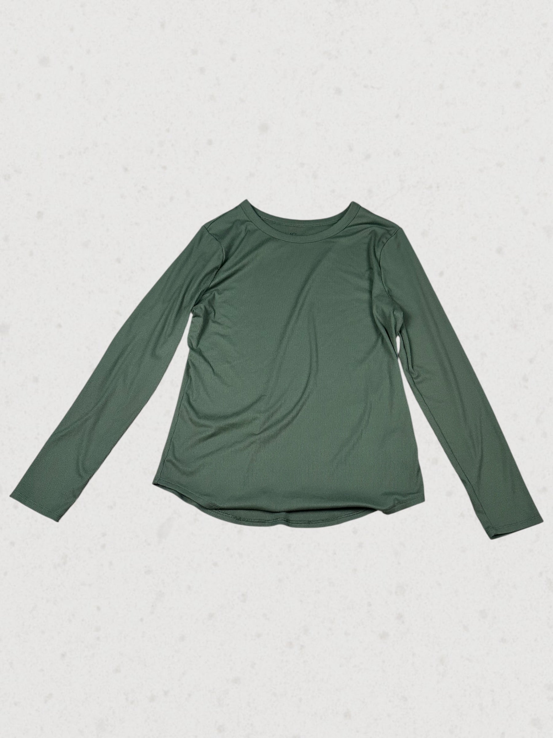 Womens Green Long Sleeve Shirt