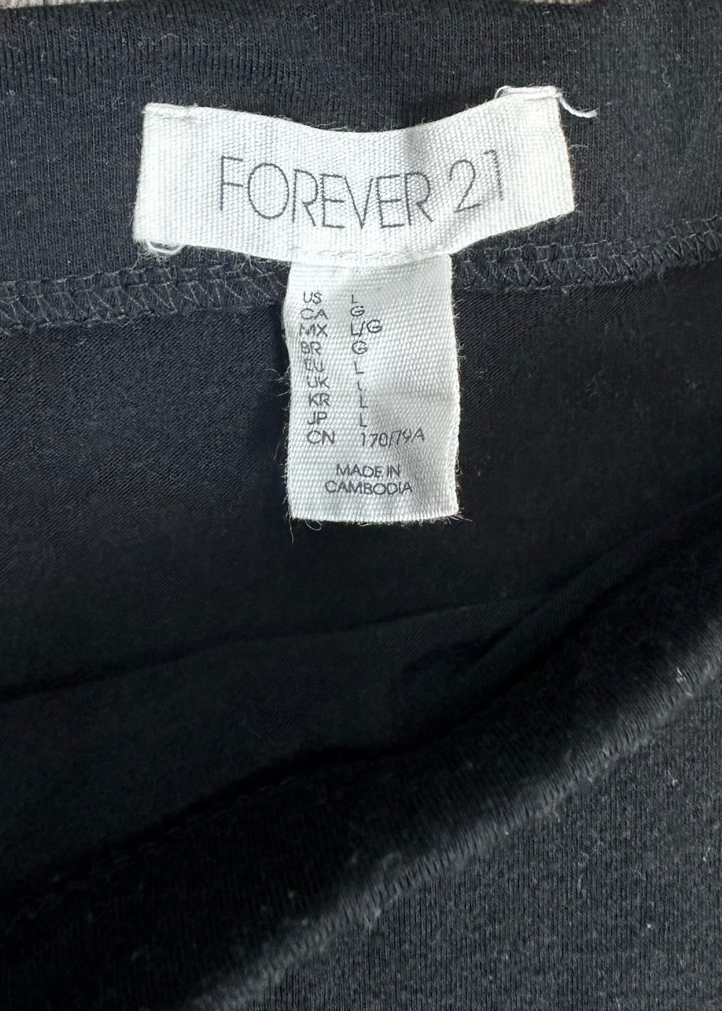 Black Midi Skirt by Forever 21