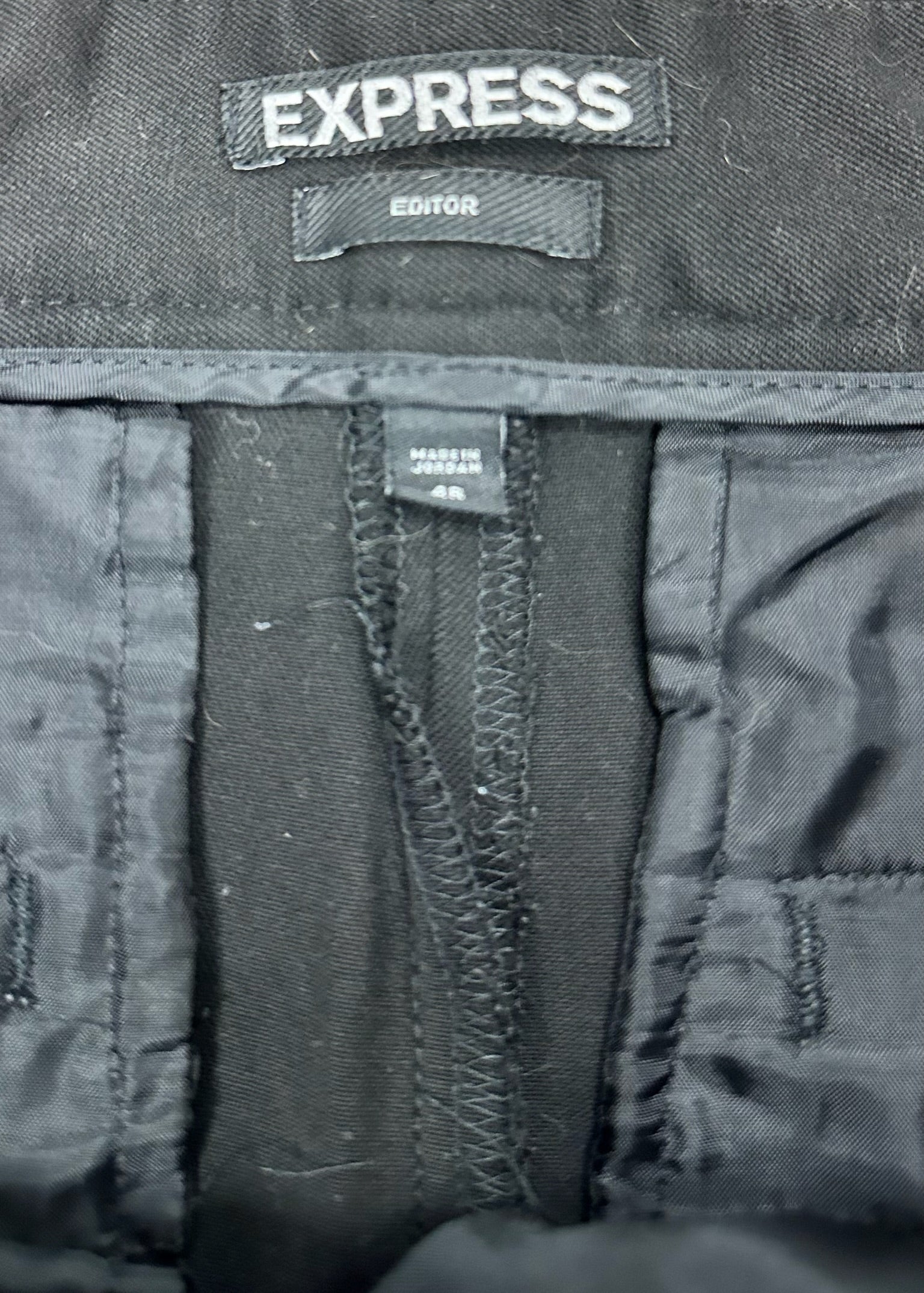 Black Editor Pants By Express