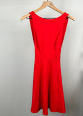 Red Low Cut Dress by American Appeal