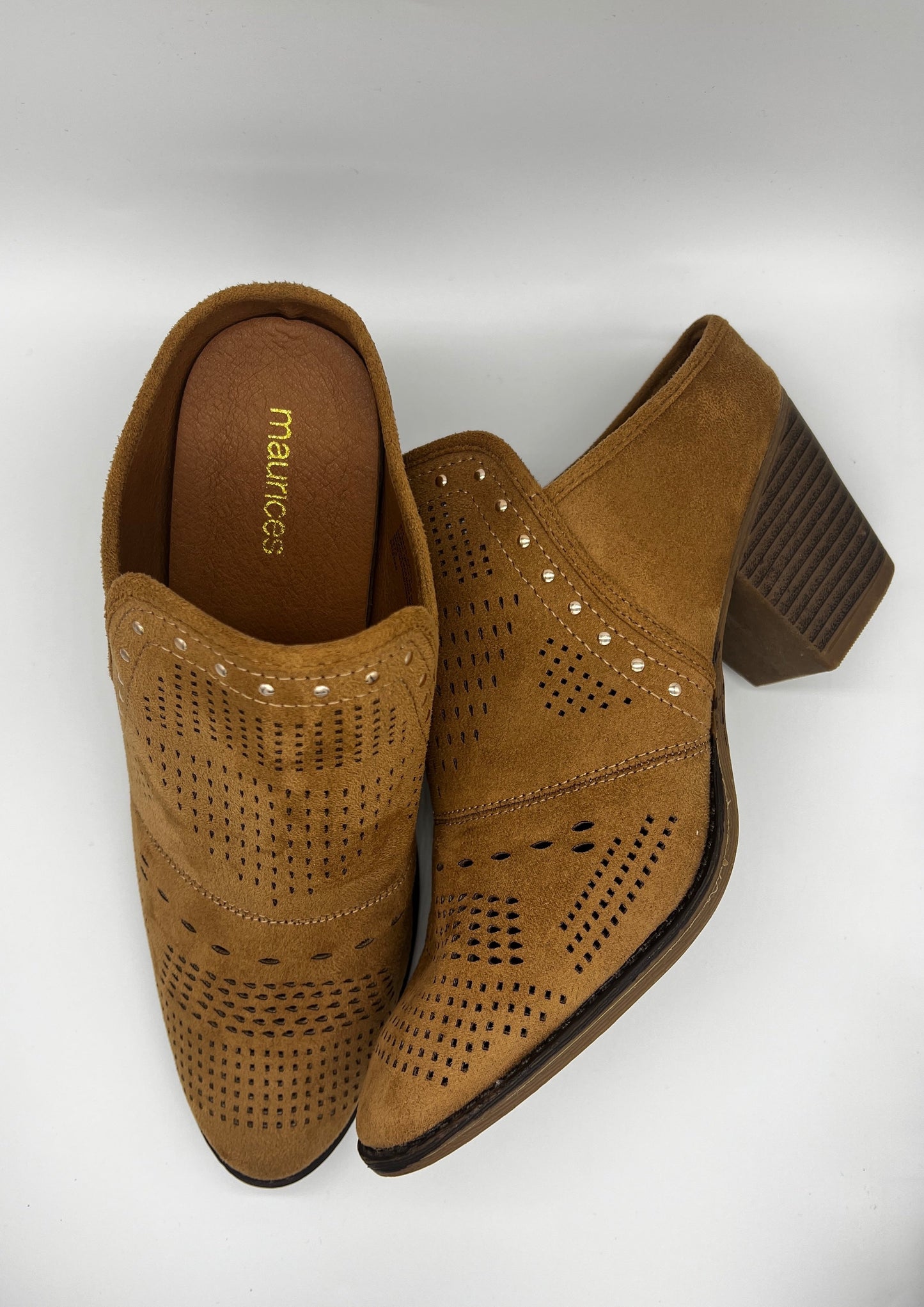 Tan Mule Booties By Maurices