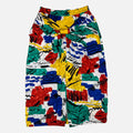 Julie Francis Colorful 100% Silk Skirt