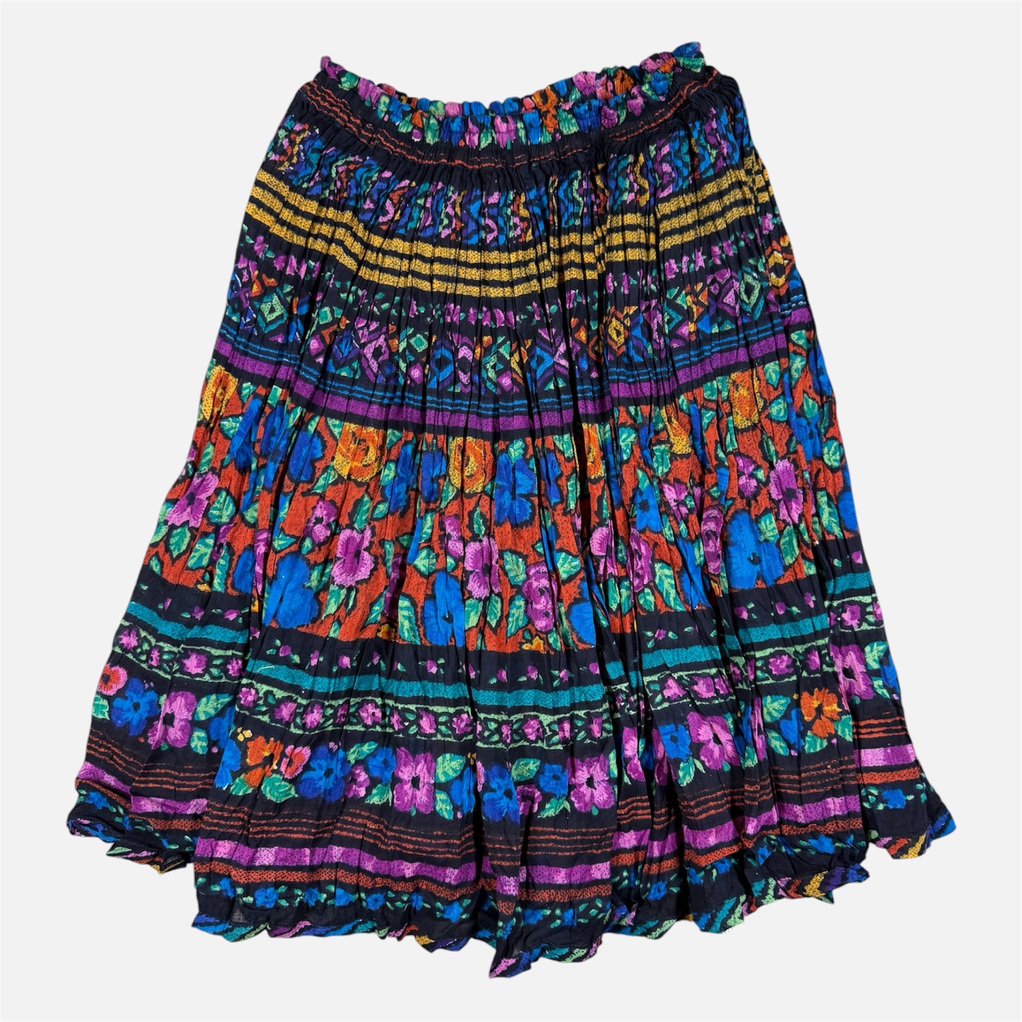 Retro Skirt (Pink, Blue, Gold, Black)