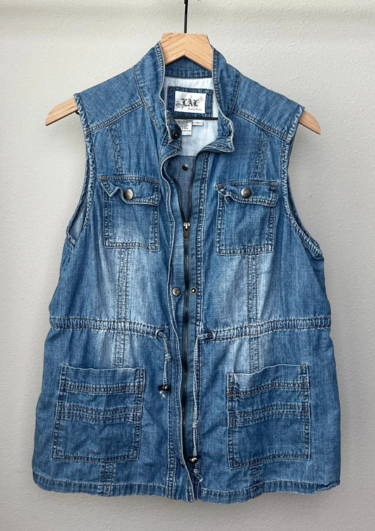 Blue Denim Vest by Live A Little