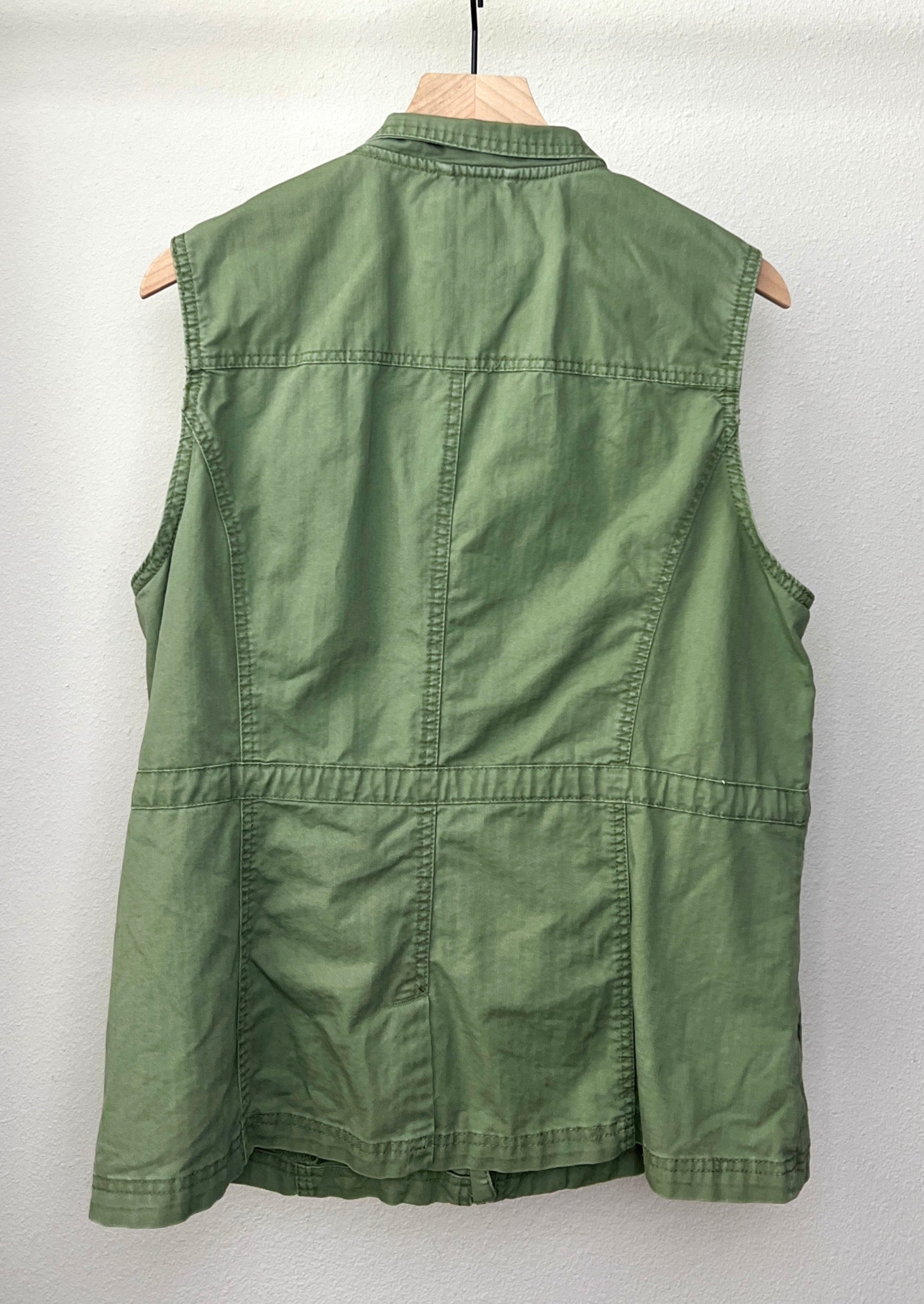 Green Zip Vest by Merona