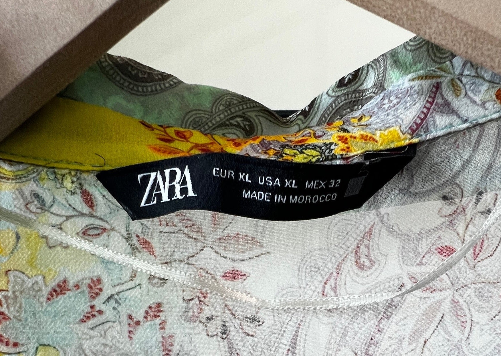 Patchwork Paisley Printed Shirt by Zara